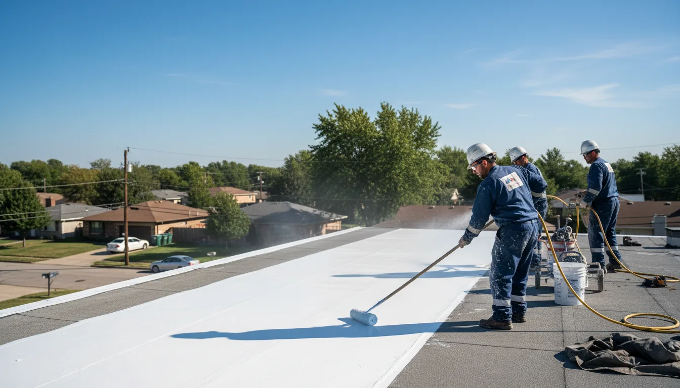 Commercial roof coating in Eveleth, MN near me